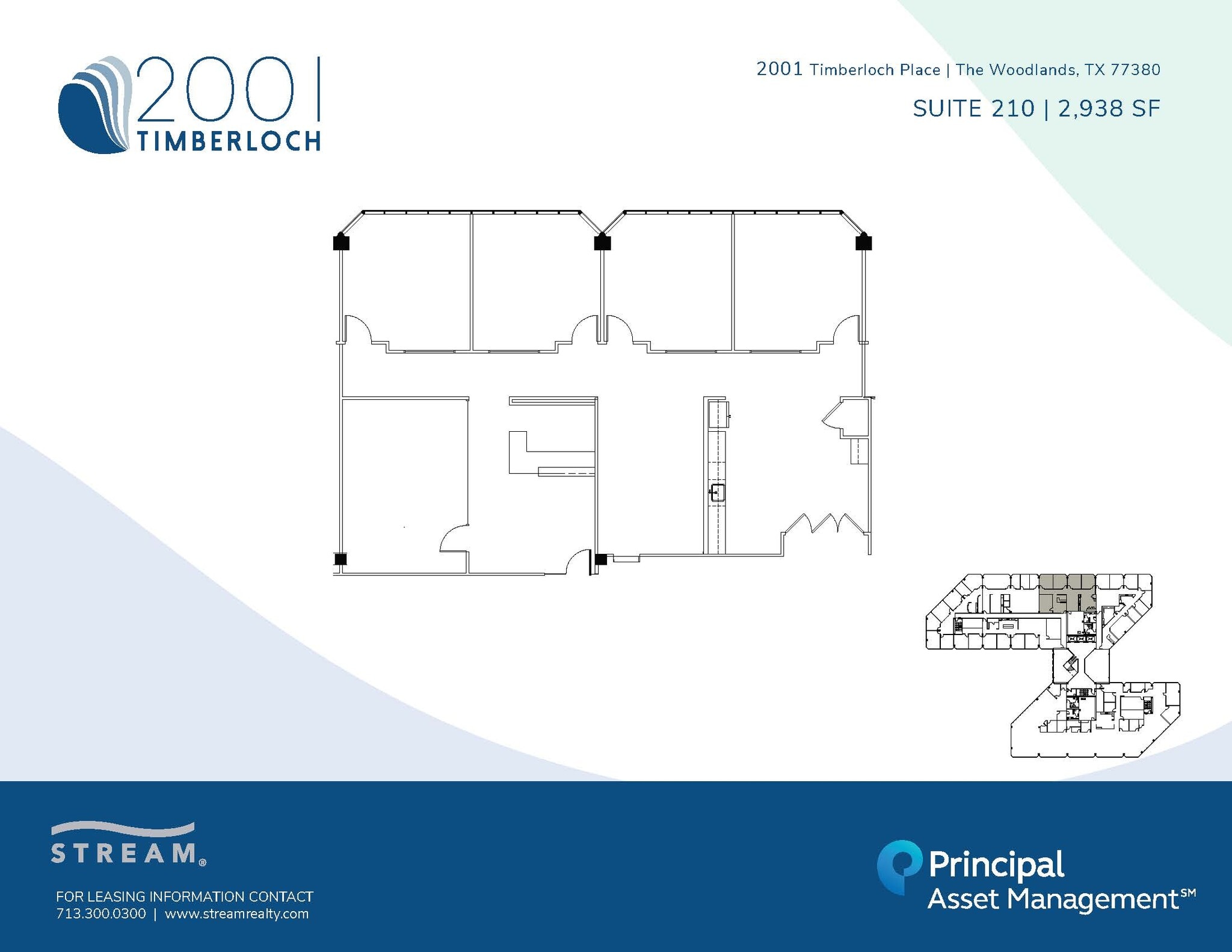2001 Timberloch, The Woodlands, TX for lease Floor Plan- Image 1 of 1