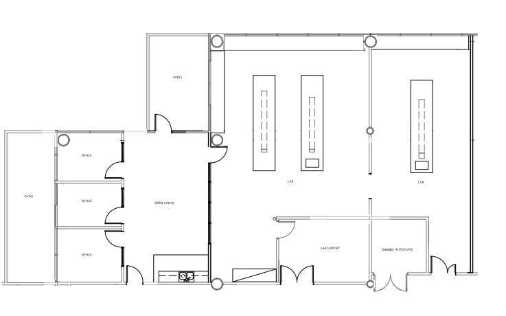 11085 N Torrey Pines Rd, La Jolla, CA for lease Floor Plan- Image 1 of 1