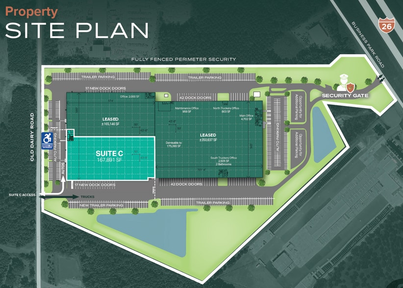 1116 Business Park Rd, Summerville, SC for lease - Site Plan - Image 3 of 4