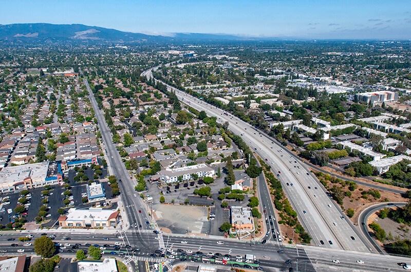 601 Saratoga Ave, San Jose, CA à vendre - Aérien - Image 3 de 4