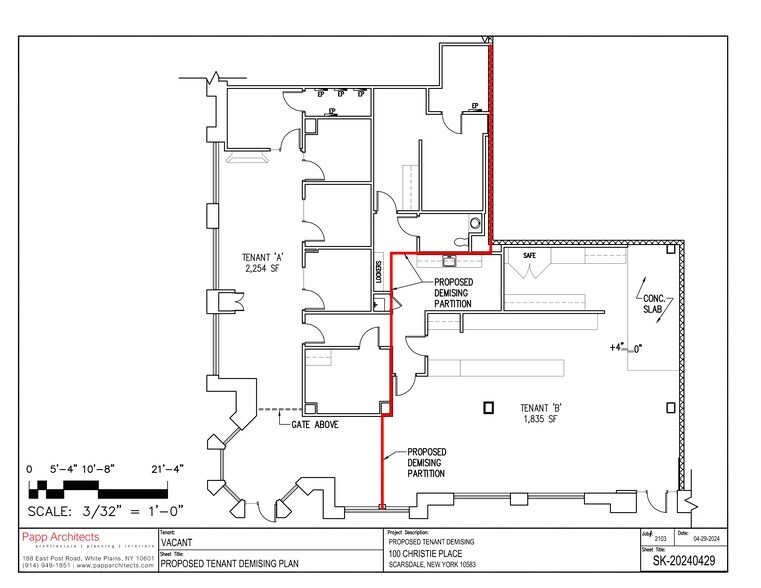 1-100 Christie Pl, Scarsdale, NY for lease - Site Plan - Image 3 of 3
