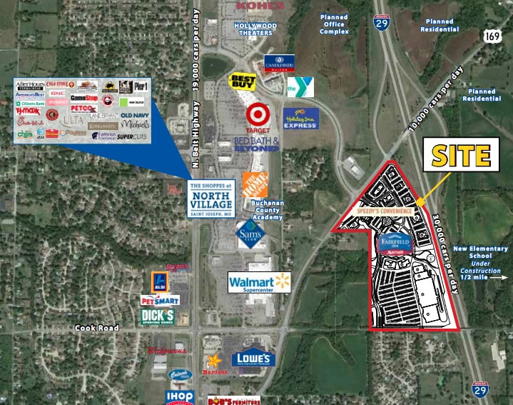 SW I-29 & 169 Hwy, Saint Joseph, MO à vendre - Photo du bâtiment - Image 3 de 7