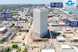 Plus de détails pour One Moody Plz, Galveston, TX - Bureau à vendre