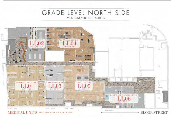 2442-2452 Bloor St W, Toronto, ON M6S 1R1 - Unit 106 - - Floor Plan - Image 1 of 2