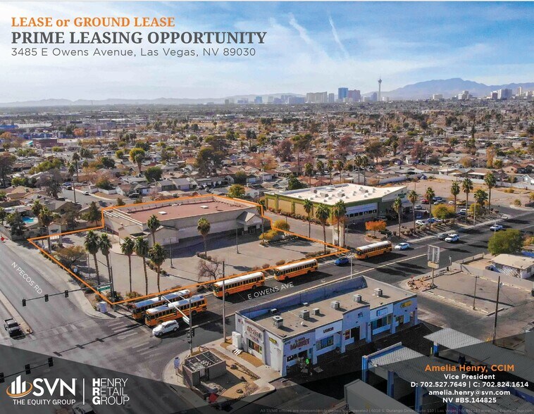 3485 E Owens Ave, North Las Vegas, NV for lease - Aerial - Image 2 of 10