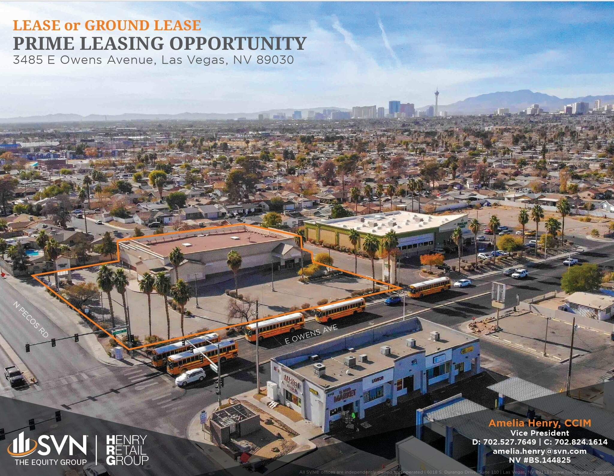 3485 E Owens Ave, North Las Vegas, NV for lease Aerial- Image 1 of 11