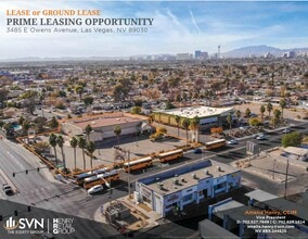 3485 E Owens Ave, North Las Vegas, NV - AERIAL  map view