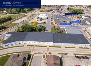 414 La Crosse St, Mauston, WI - AERIAL  map view