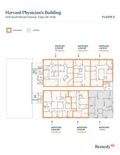 4415 S Harvard Ave, Tulsa, OK à louer Plan d’étage- Image 1 de 1