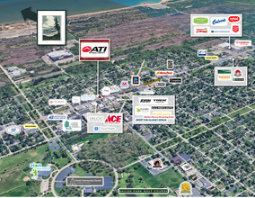 2701 Sheridan Rd, Zion, IL - Aerial  map view