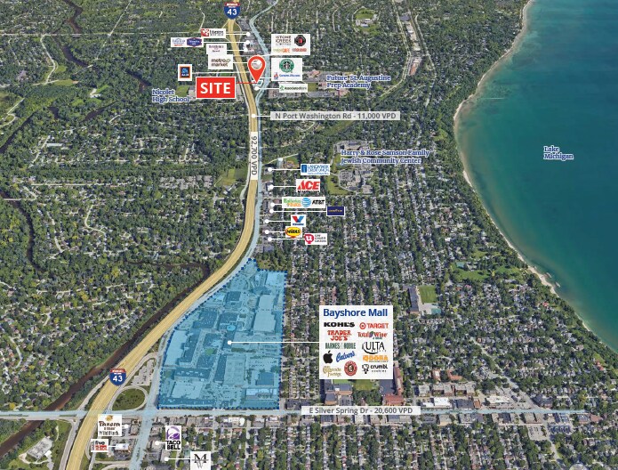 Port Washington/I-43 & Greentree Rd, Milwaukee, WI for sale - Building Photo - Image 2 of 3