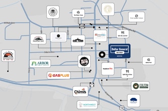 303 2nd St, Morton, WA - Aérien  Vue de la carte