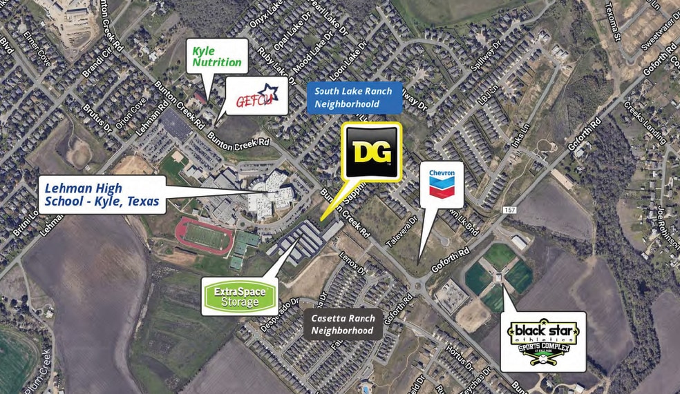 1600 Bunton Creek Rd, Kyle, TX for sale - Aerial - Image 2 of 3