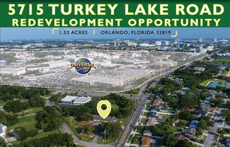 Plus de détails pour 5715 Turkey Lake Rd, Orlando, FL - Commerce de détail à vendre