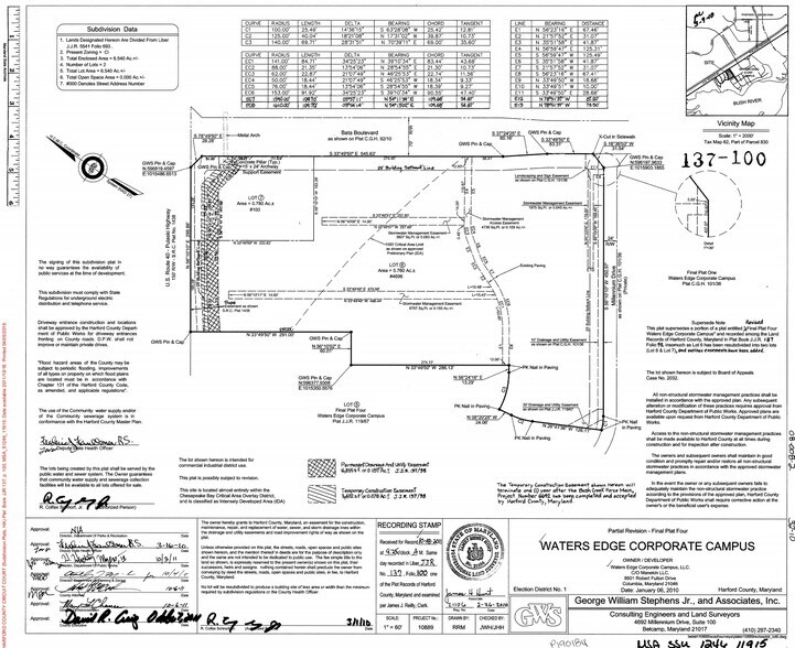 100 Bata Blvd, Belcamp, MD à louer - Plan cadastral - Image 2 de 2