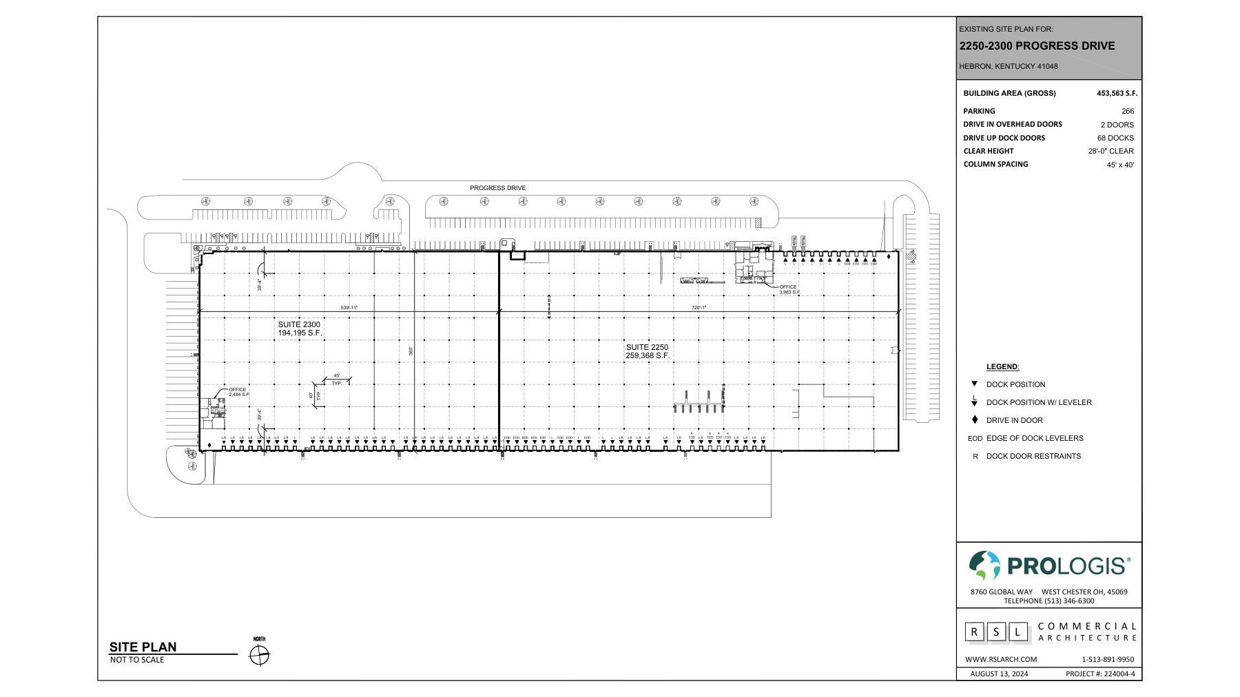 2250-2300 Progress Dr, Hebron, KY for lease Site Plan- Image 1 of 2