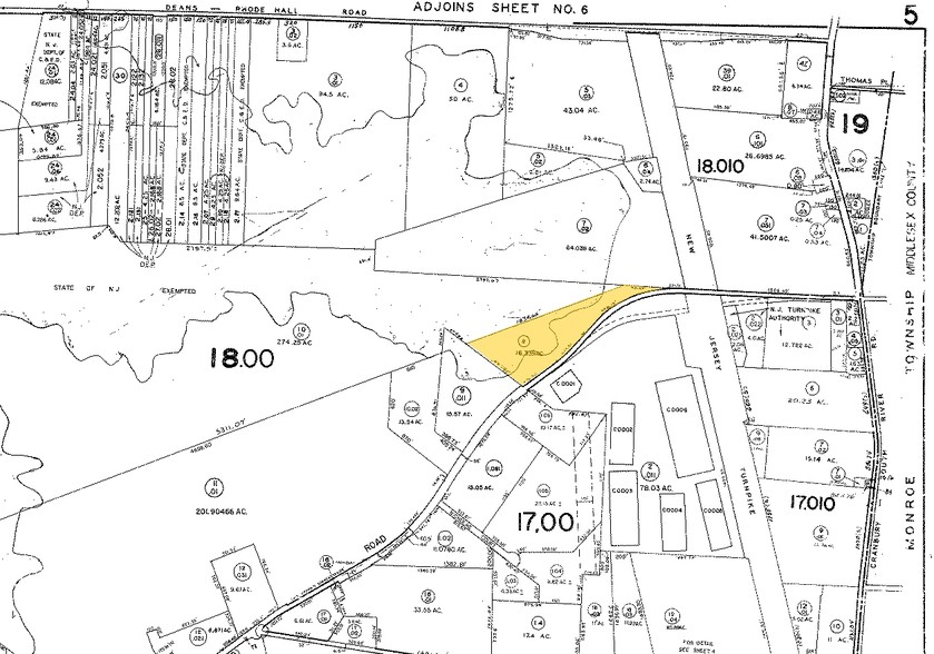 152 Ridge Rd, Dayton, NJ à louer - Plan cadastral - Image 2 de 10