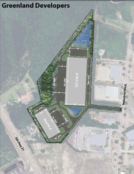 205 Industrial Blvd, Rincon, GA à vendre - Photo du bâtiment - Image 1 de 1