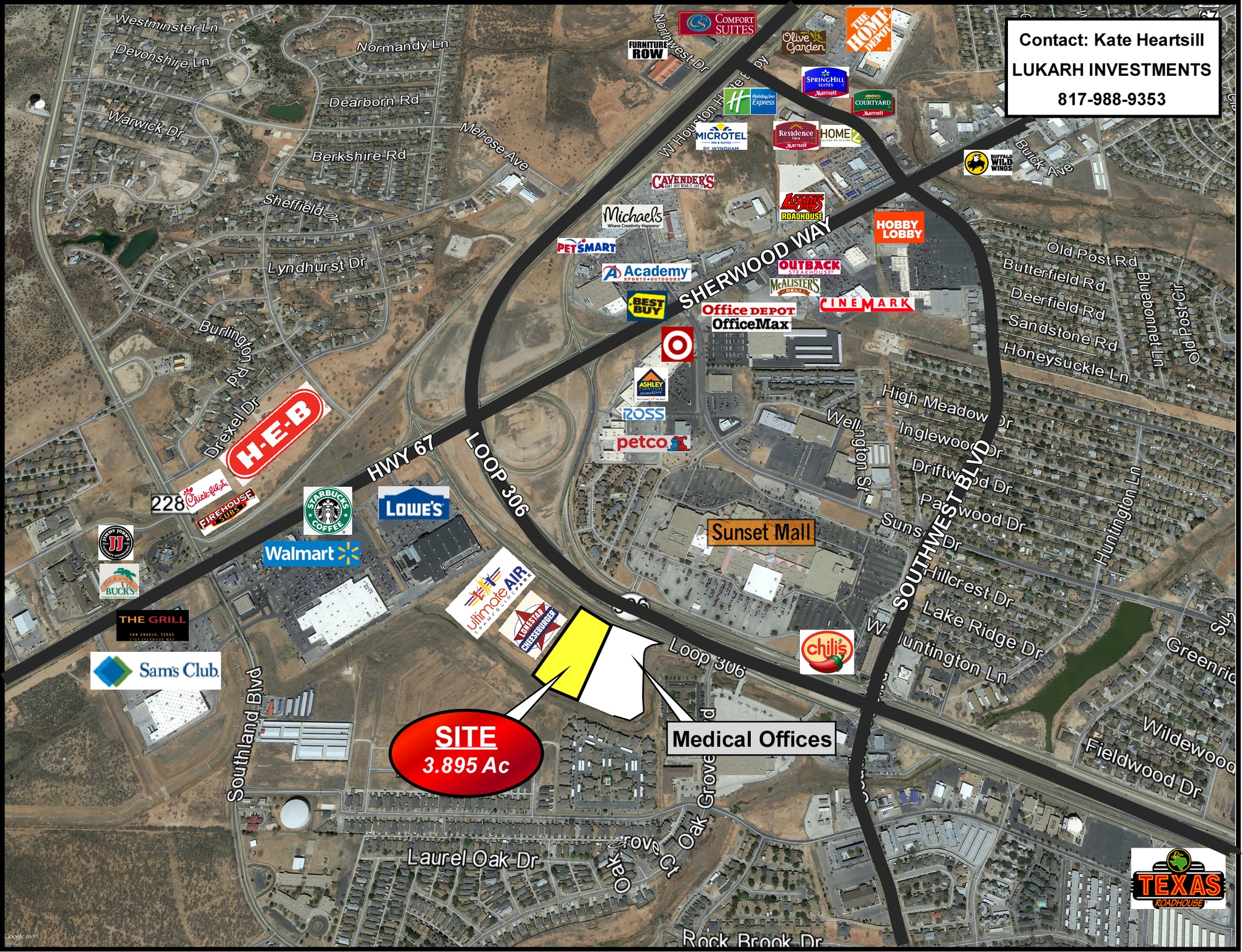 4089 Loop 306, San Angelo, TX à vendre Aérien- Image 1 de 2