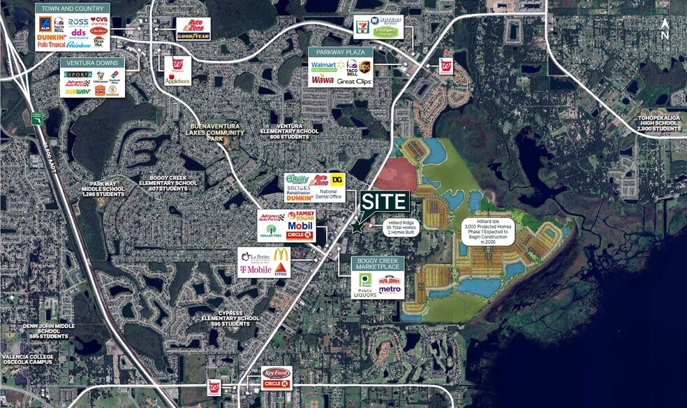 Simpson Rd & Hilliard Isle Rd, Kissimmee, FL for sale - Aerial - Image 2 of 3