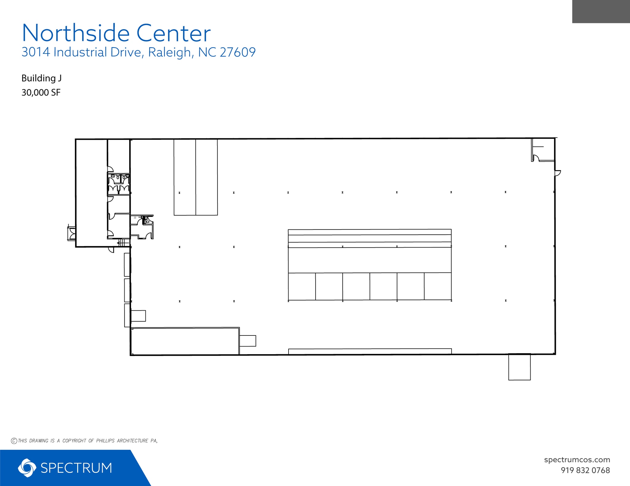 3014 Industrial Dr, Raleigh, NC for lease Floor Plan- Image 1 of 1