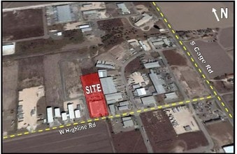 206-208 W Hi-Line Rd, Pharr, TX - AERIAL  map view