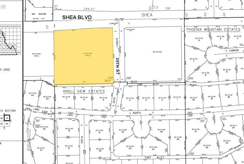 3375 E Shea Blvd, Phoenix, AZ à louer - Plan cadastral - Image 2 de 24