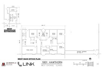 1801 Hawthorne Ln, West Chicago, IL à louer Plan de site- Image 2 de 2