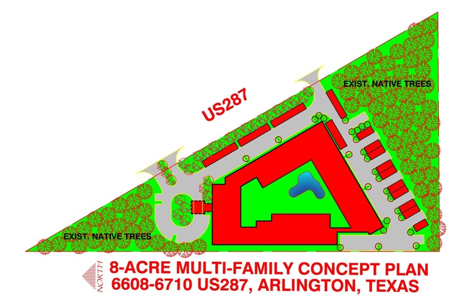 6608-6710 US 287 Frontage Rd, Arlington, TX for sale - Building Photo - Image 2 of 7