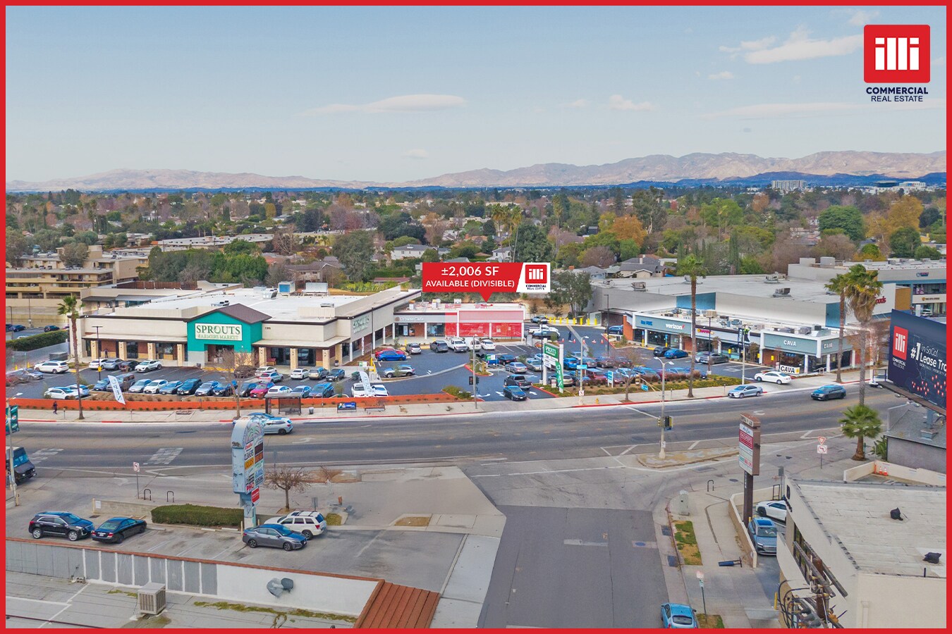 11275-11321 Ventura Blvd, Studio City, CA for lease Aerial- Image 1 of 7