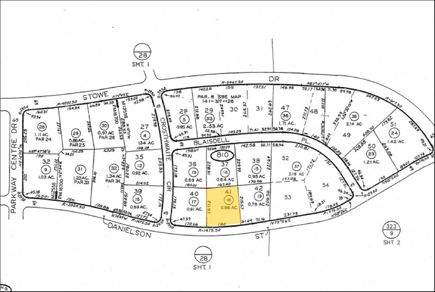 13750 Danielson St, Poway, CA à vendre - Plan cadastral - Image 2 de 5