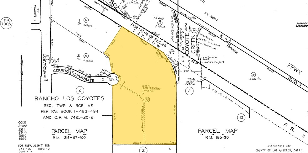 13915 Cerritos Corporate Dr, Cerritos, CA for lease - Plat Map - Image 2 of 4