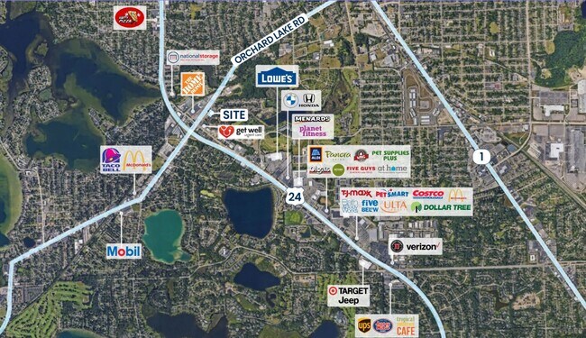 More details for 939 Orchard Lake Rd, Pontiac, MI - Retail for Lease