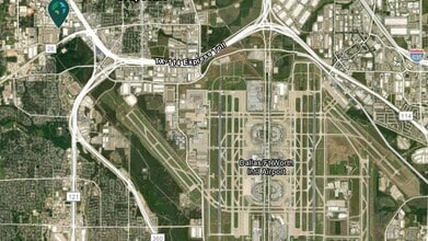 720 Industrial Blvd, Grapevine, TX - AERIAL  map view