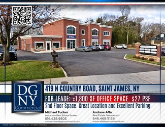 Plus de détails pour 419 N Country Rd, Saint James, NY - Bureau à louer