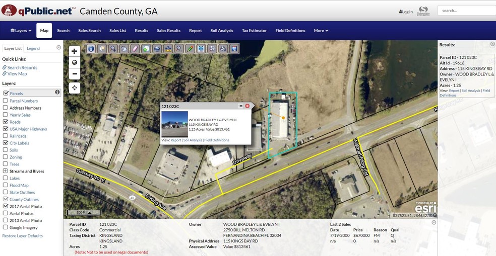 115 Kings Bay Rd, Kingsland, GA for lease - Plat Map - Image 2 of 4