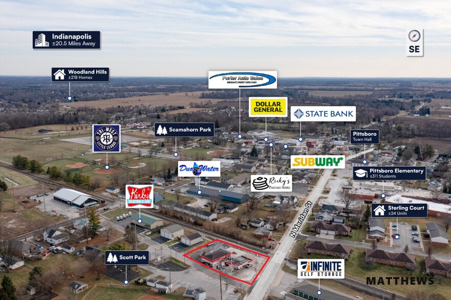 301 N Meridian St, Pittsboro, IN for sale - Building Photo - Image 3 of 3