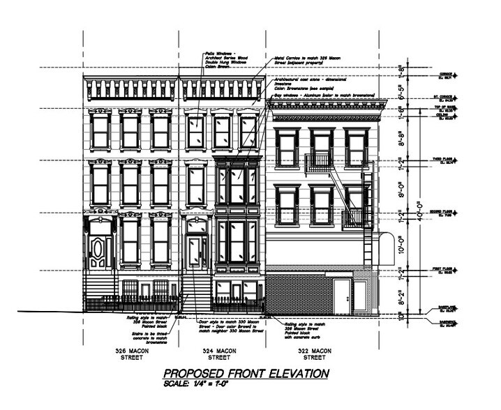324 Macon, Brooklyn, NY à vendre - Plan de site - Image 3 de 5