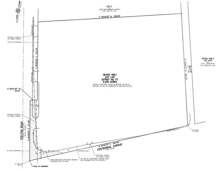 1028 Stelton Rd, Piscataway, NJ à vendre - Plan de site - Image 3 de 3