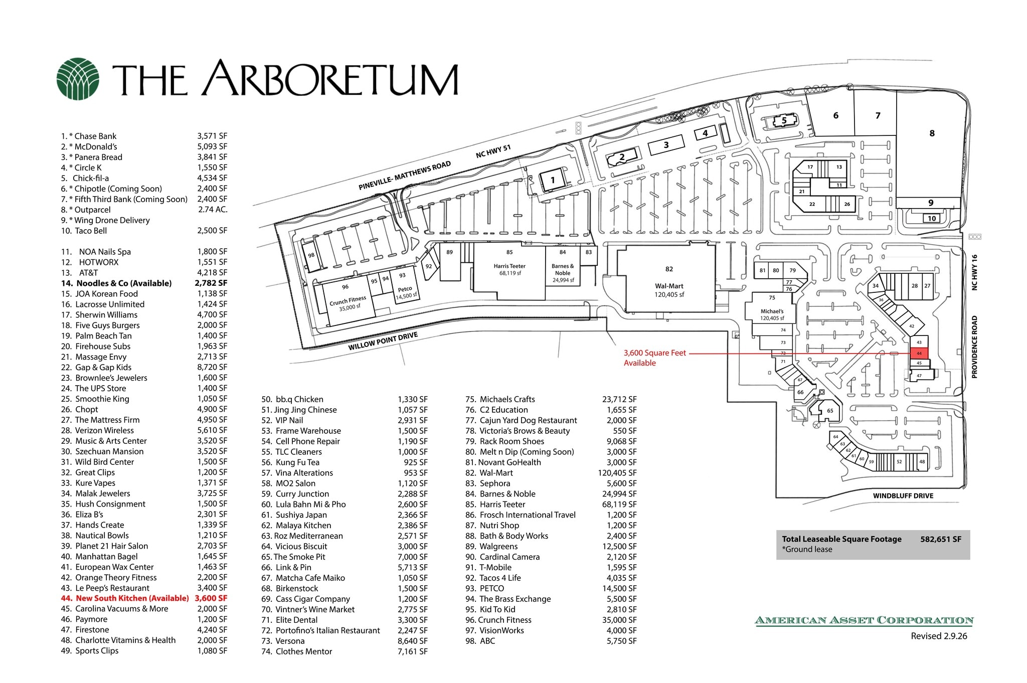 3333-3351 Pineville Matthews Rd, Charlotte, NC for lease Site Plan- Image 1 of 1
