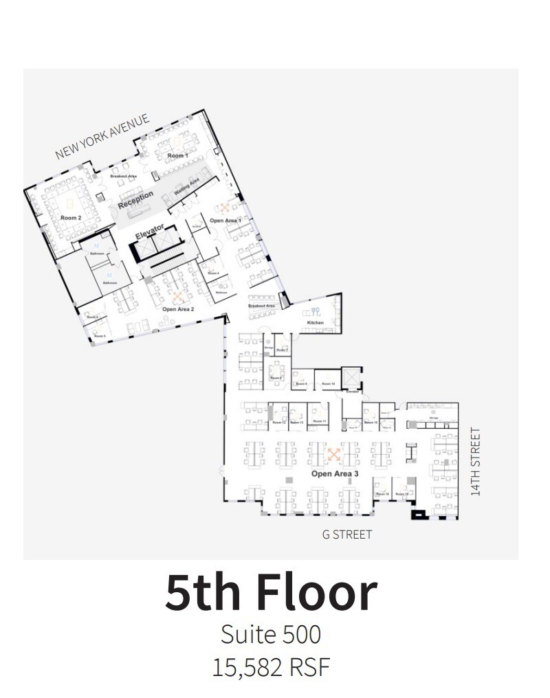 700 14th St NW, Washington, DC for lease Floor Plan- Image 1 of 17