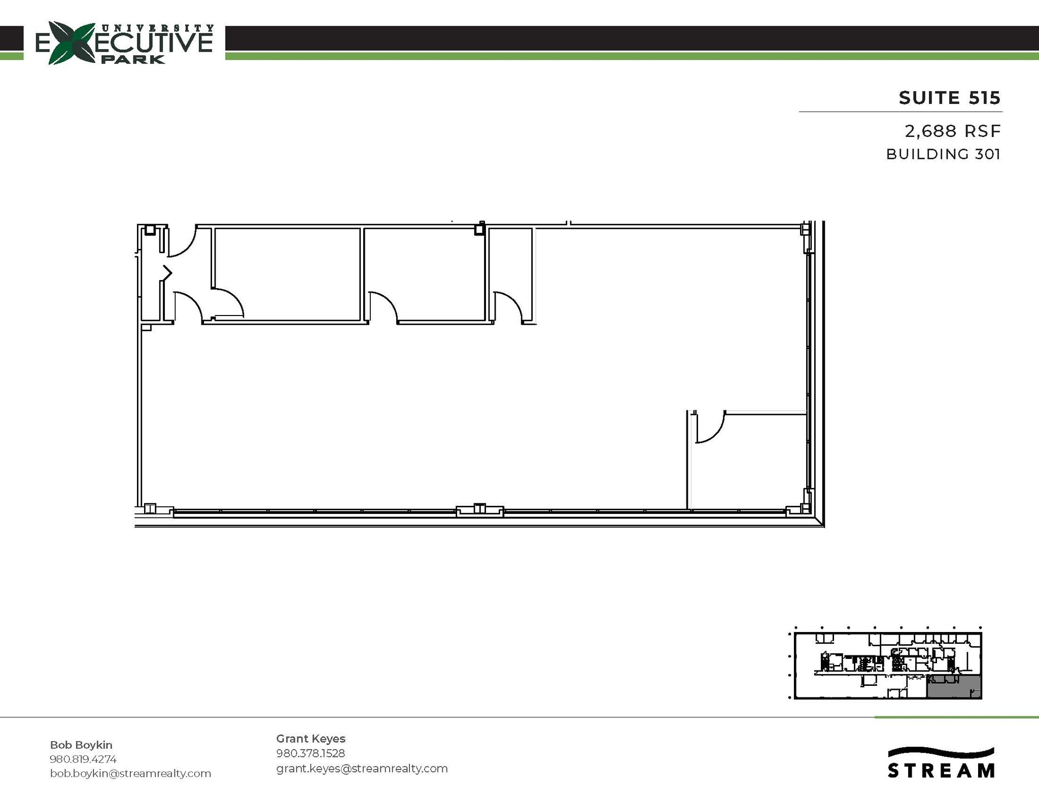 301 McCullough Dr, Charlotte, NC for lease Floor Plan- Image 1 of 1