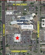 999 S Fairmont Ave, Lodi, CA - Aérien  Vue de la carte