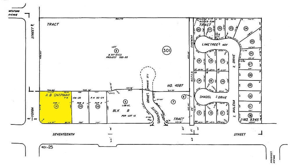 17501 E 17th St, Tustin, CA for lease - Plat Map - Image 2 of 7