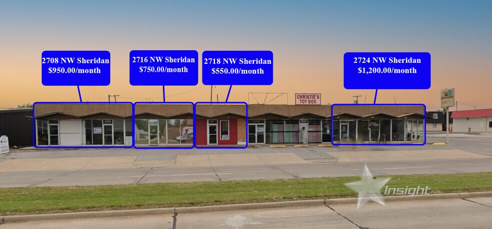 2708-2724 NW Sheridan Rd, Lawton, OK for lease - Building Photo - Image 1 of 5