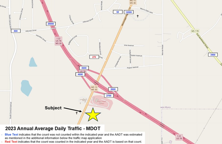 Mississippi 15 Hwy, New Albany, MS à vendre - Photo du bâtiment - Image 3 de 10