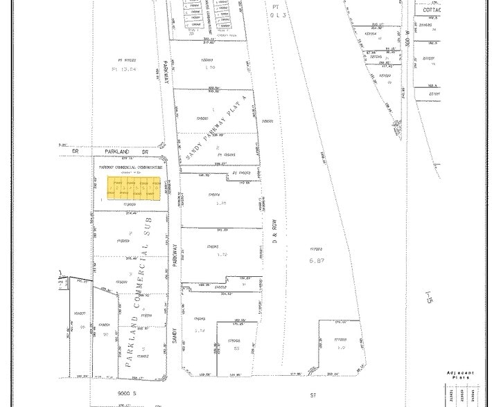 461-489 W Parkland Dr, Sandy, UT for lease - Plat Map - Image 2 of 43