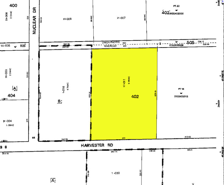 1401 W Harvester Rd, West Chicago, IL à louer - Plan cadastral - Image 2 de 2