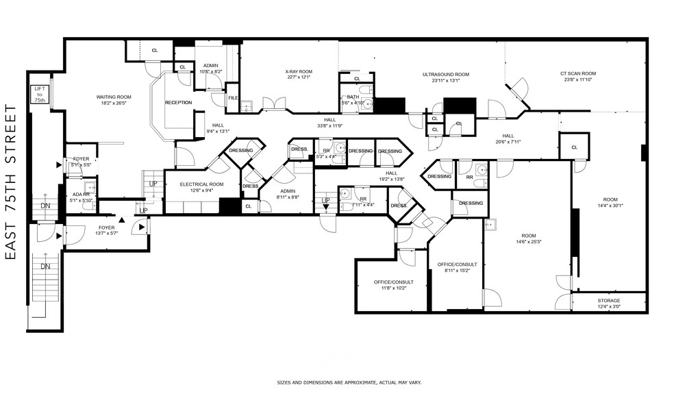 3 E 75th St, New York, NY à louer - Plan d’étage - Image 2 de 11