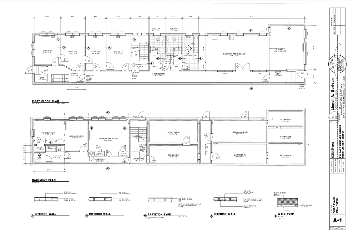 219 E Hanover St, Trenton, NJ for lease Floor Plan- Image 1 of 1